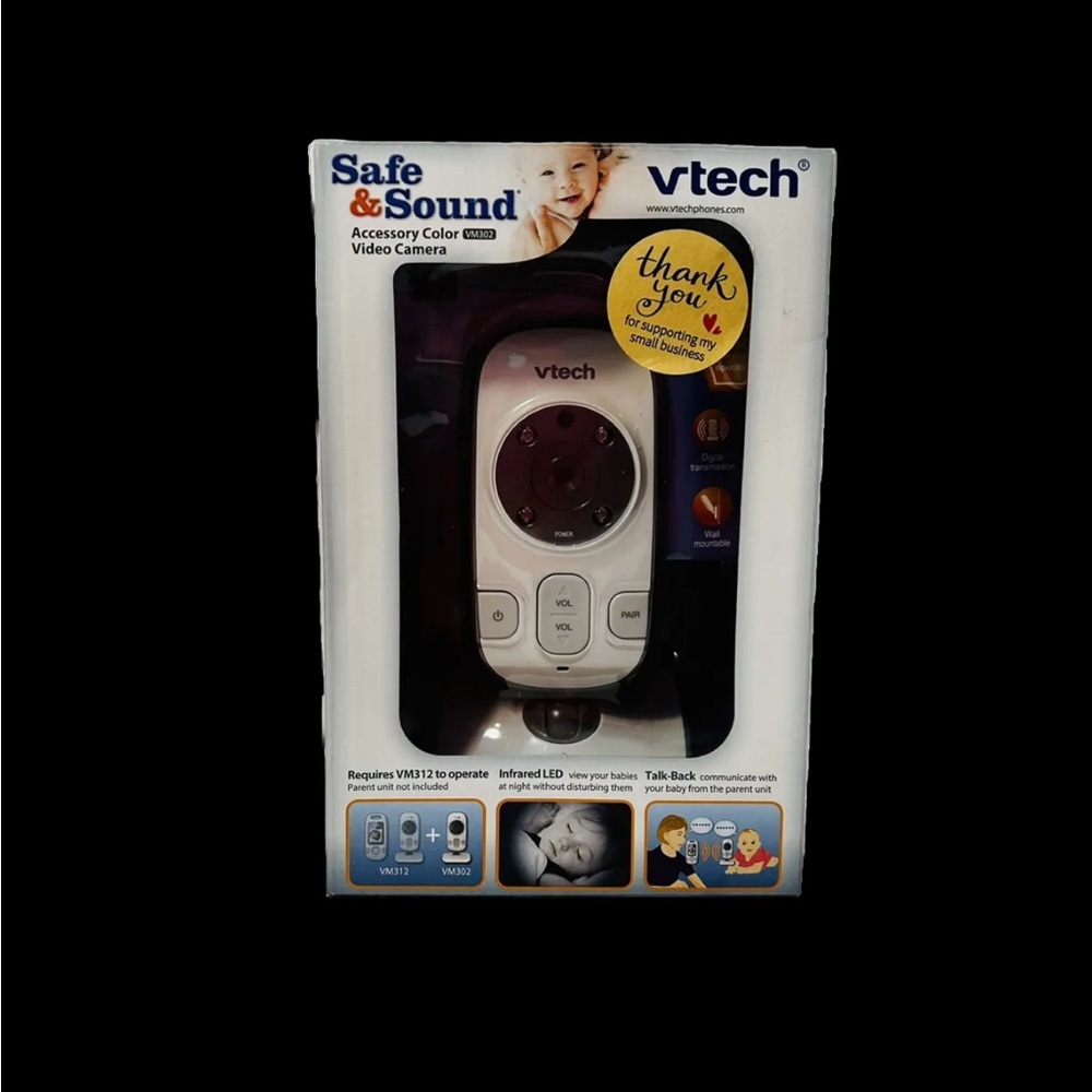 **BABY** Vtech Accessory-Color Video Camera-VM302-Baby Monitor-Safe Sound-NIB.